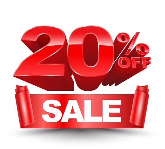 20 percent off sale (2) - Superior Housekeeping Service, LLC 20% off 3D