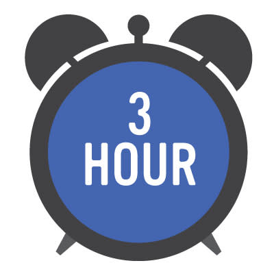 CLOCK OF 3 HOURS