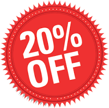 20% off sign - Superior Housekeeping Service, LLC  20% off