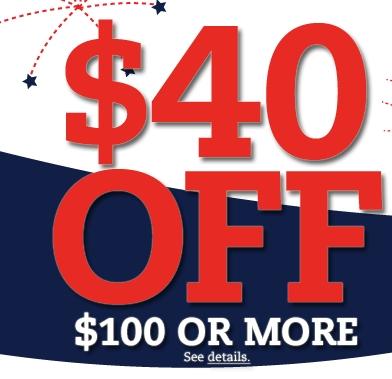40-off-100-or-more-2 - Superior Housekeeping Service, LLC Where Exceptional Service & Affordability Meet!