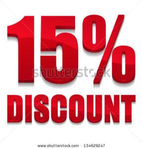 15% Discount